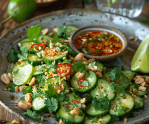Delicious Thai Cucumber Salad Recipe: A Refreshing and Healthy Dish
