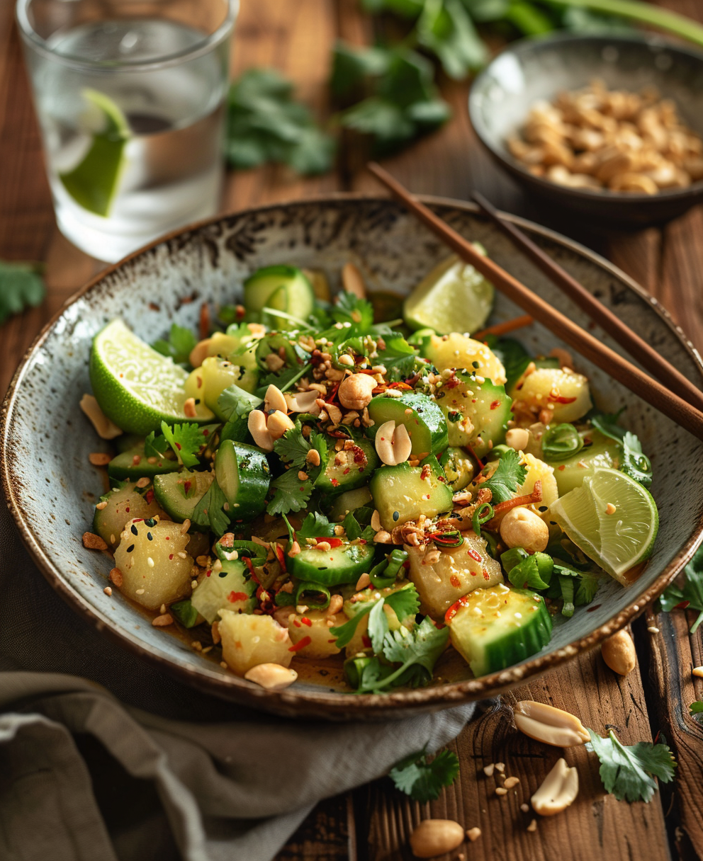 thai restaurant cucumber salad recipe