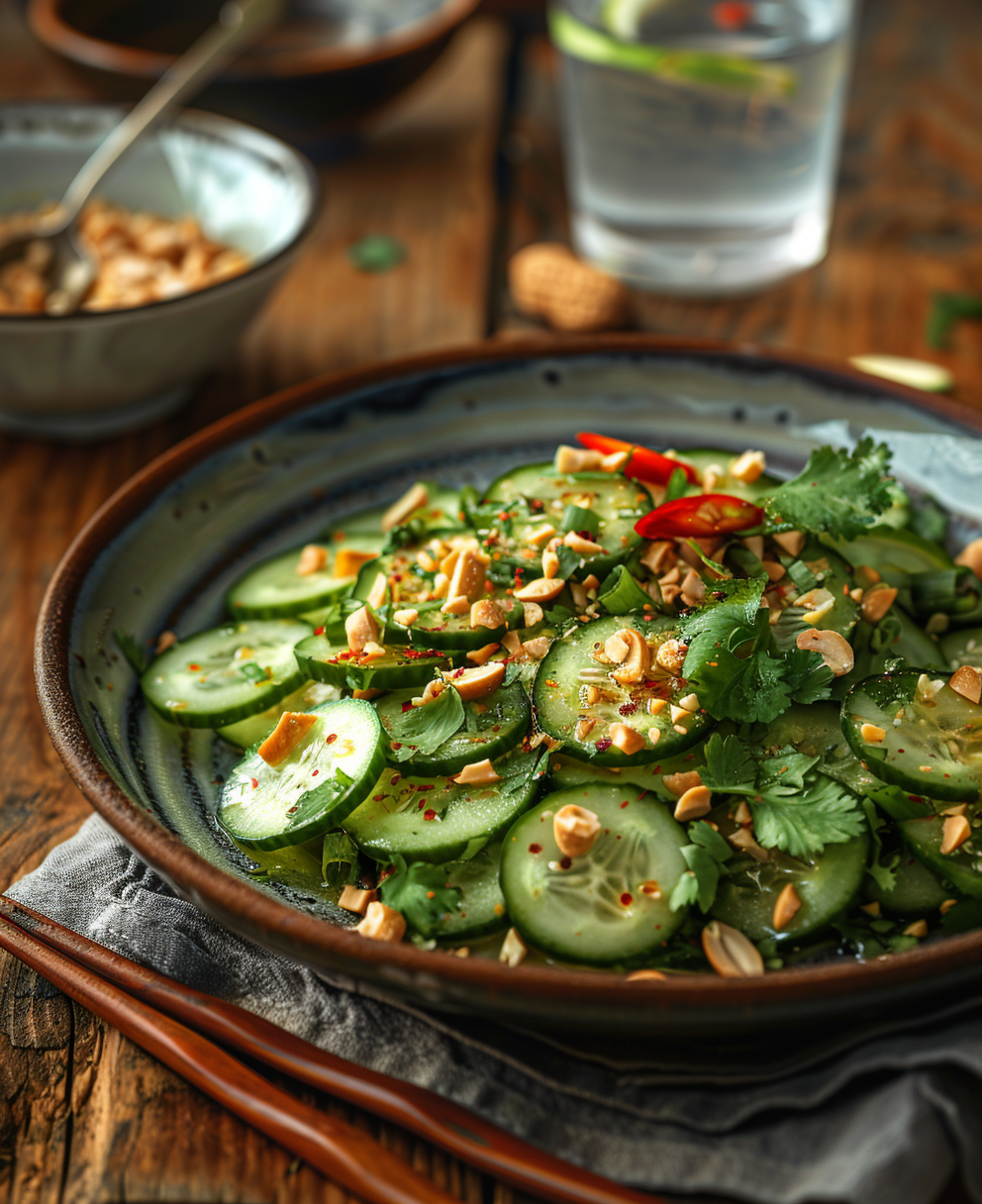 thai restaurant cucumber salad recipe