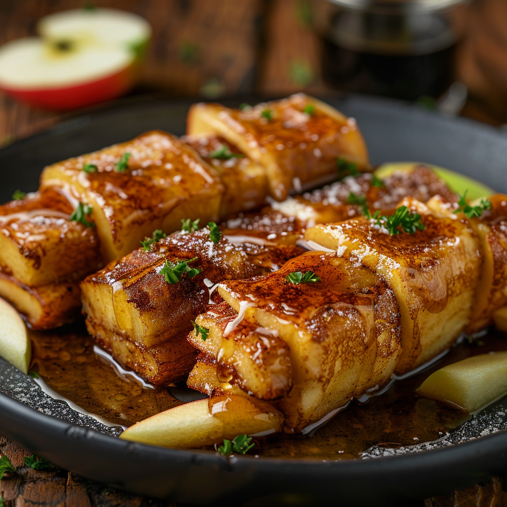 Apple Cinnamon French Toast Roll-Ups: Irresistibly Delicious Breakfast Idea 2 Apple Cinnamon French Toast Roll-Ups