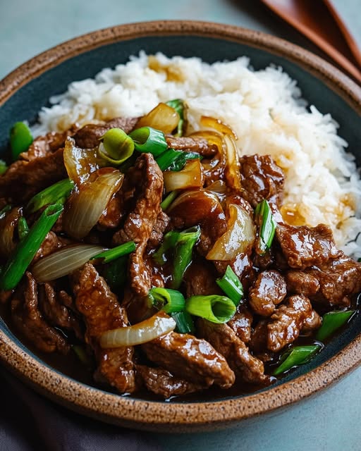 Beef Onion Stir-Fry