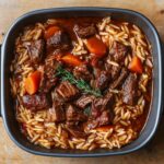 Beef Orzo Stew