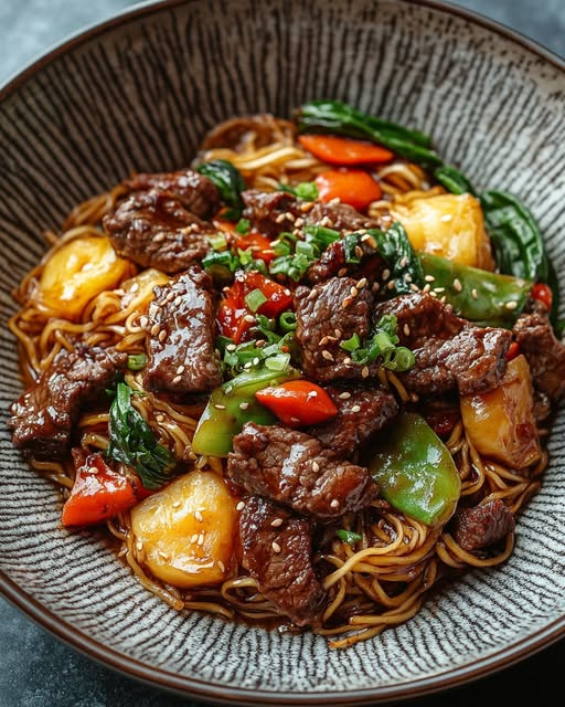 Beef Stir-Fried Noodles