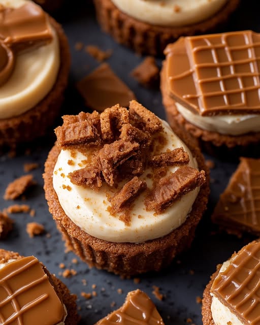 Biscoff Mini Cheesecakes Delight