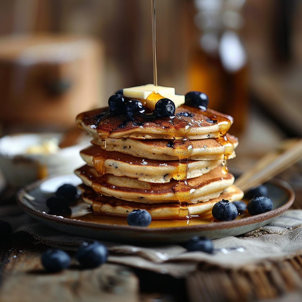 Blueberry Lemon Ricotta Pancakes: Irresistibly Fluffy & Delicious 4 Blueberry Lemon Ricotta Pancakes