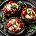 Caprese Stuffed Mushrooms