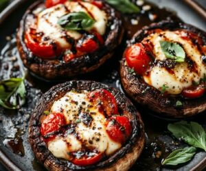 Caprese Stuffed Mushrooms: Easy & Delicious Appetizer Idea