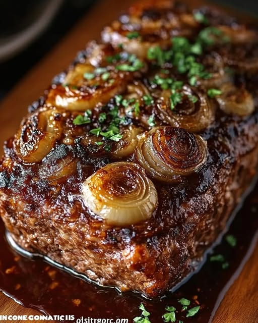 Caramelized Onion Meatloaf