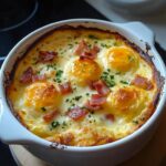 Cheesy Bacon Eggs
