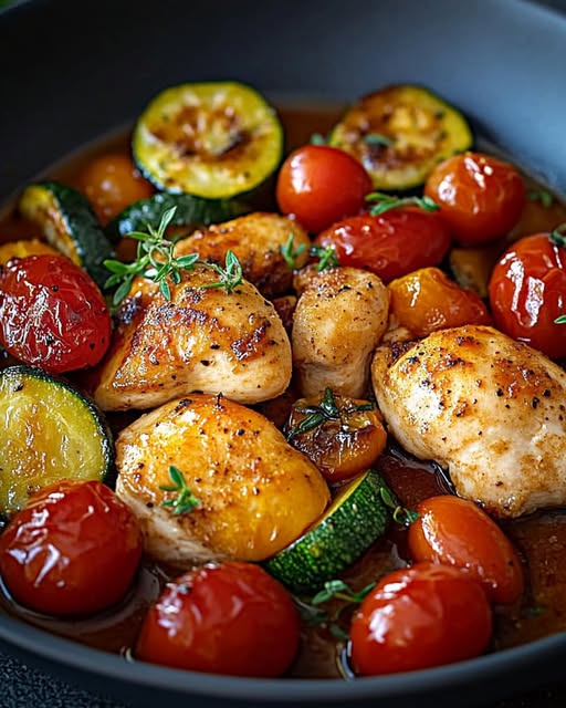 Chicken Zucchini Medley