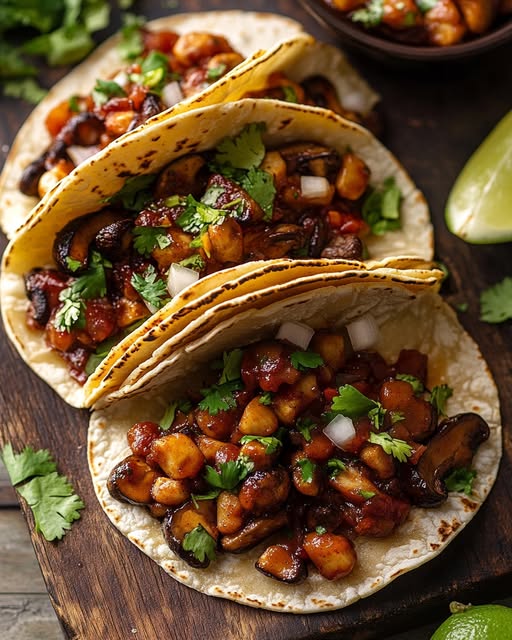 Chipotle Mushroom Tacos