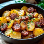 Chorizo Potato Gratin