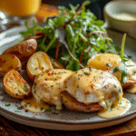 Classic Eggs Benedict with Hollandaise Sauce