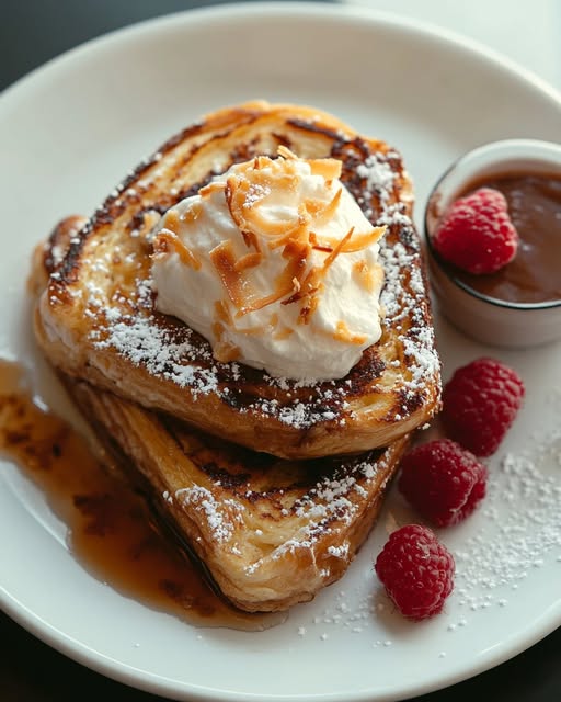 Coconut Cream French Toast