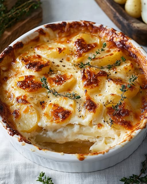 Creamy Camembert Potatoes