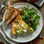 Egg White Frittata with Asparagus & Goat Cheese