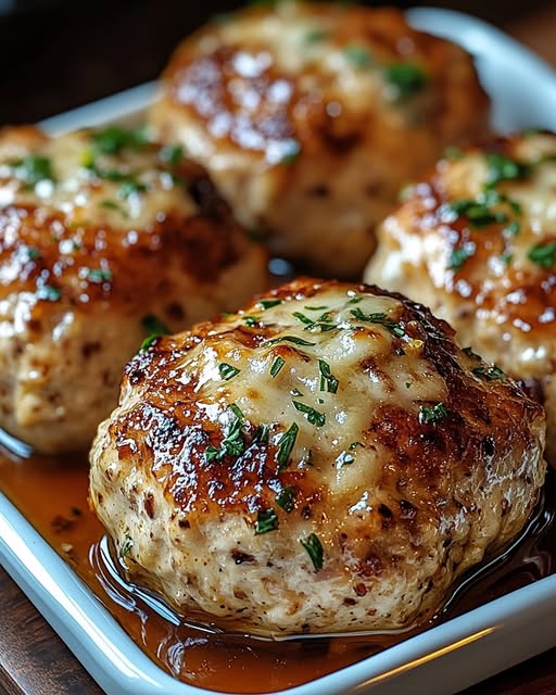 Garlic Parmesan Chicken Meatloaf