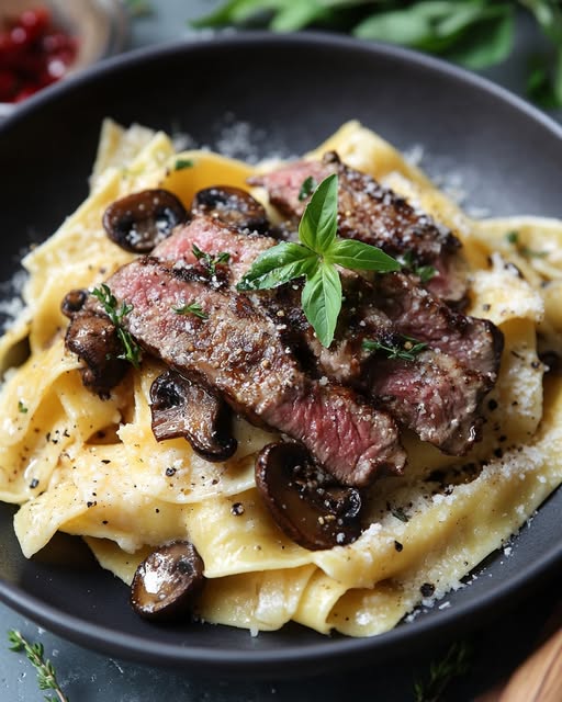 Goat Cheese Pappardelle