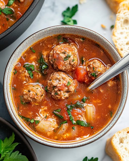 Italian Meatball Soup