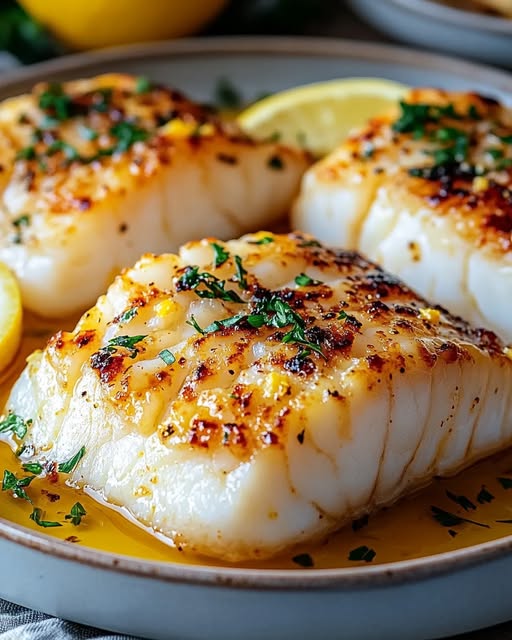 Lemon Butter Cod: The Ultimate Quick & Savory Recipe 1 Lemon Butter Cod