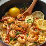 Lemon Shrimp Pasta