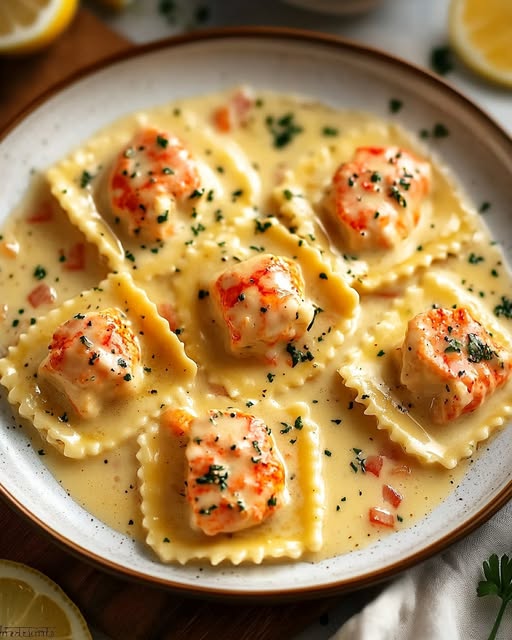 Lobster Ravioli Delight