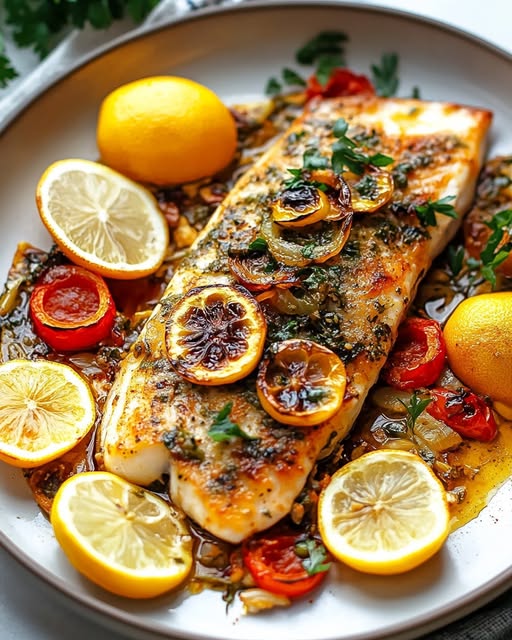 Mediterranean Fish Bake