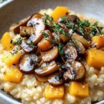 Mushroom Butternut Risotto