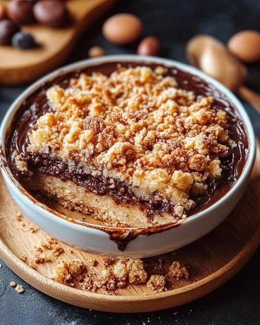 Nutella Crumble Cake