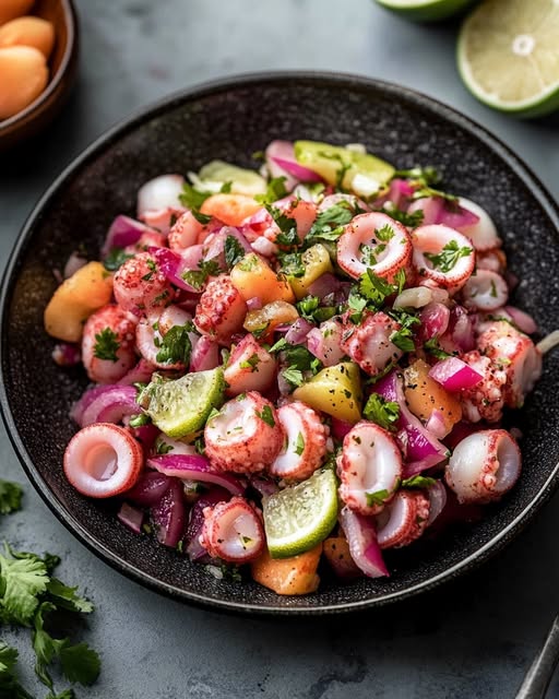 Octopus Citrus Ceviche: The Ultimate Refreshing Dish 1 Octopus Citrus Ceviche