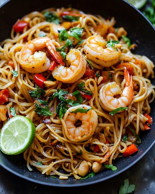 One-Pan Shrimp Noodles: Effortlessly Delicious & Quick 1 One-Pan Shrimp Noodles