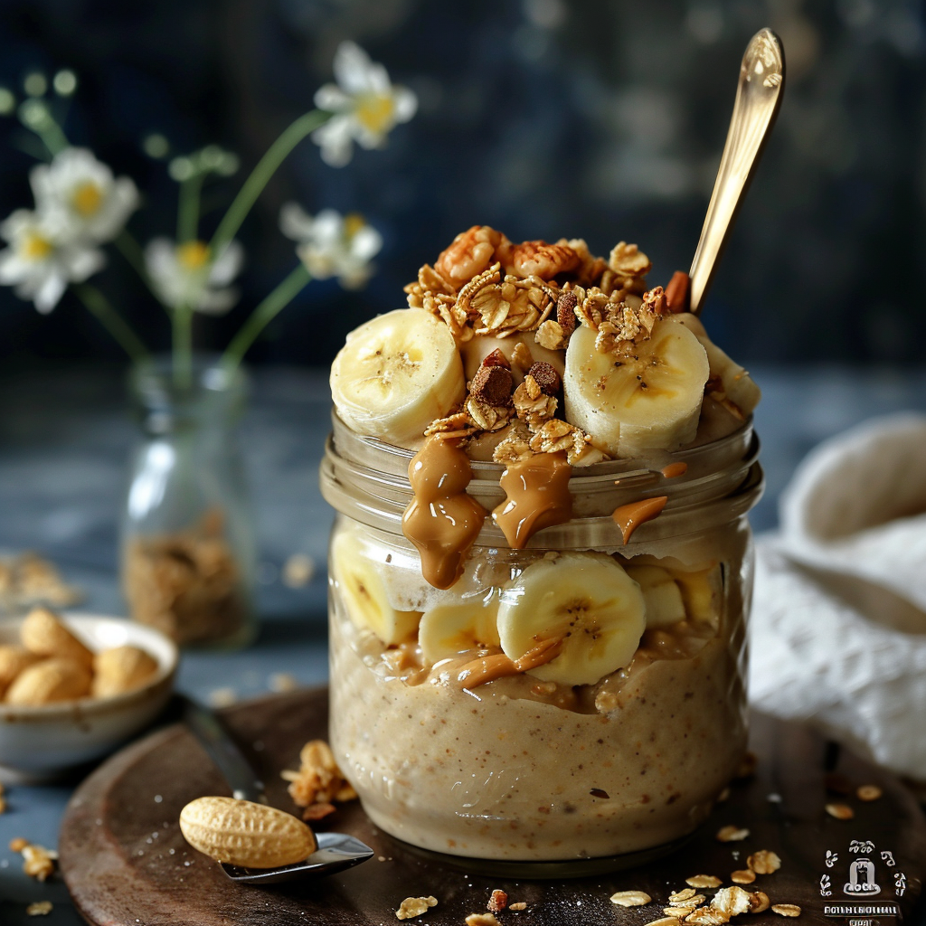 Peanut Butter Banana Overnight Oats: Irresistibly Creamy & Healthy Delight 3 Peanut Butter Banana Overnight Oats