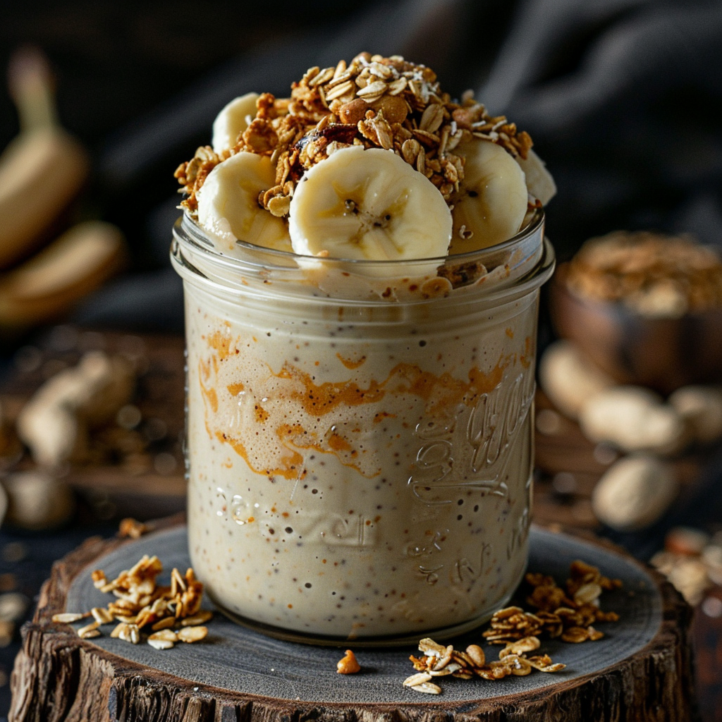 Peanut Butter Banana Overnight Oats: Irresistibly Creamy & Healthy Delight 4 Peanut Butter Banana Overnight Oats