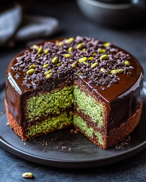 Pistachio Chocolate Marble
