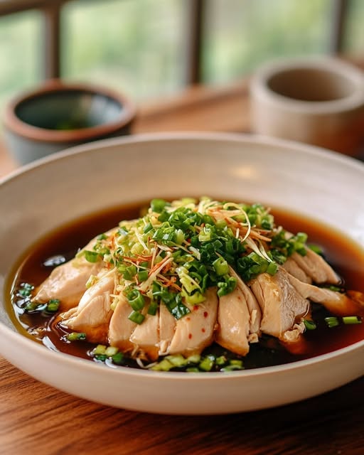 Poached Chicken Delight