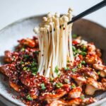 Spicy Enoki Mushrooms