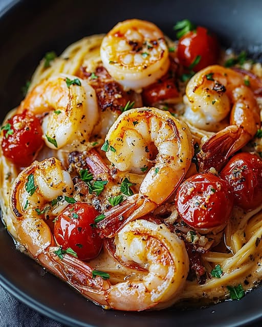 Spicy Shrimp Pasta