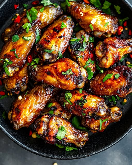 Sticky Spicy Wings