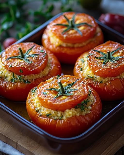 Stuffed Tomato Delight