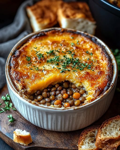 Vegan Pumpkin Shepherd's Pie