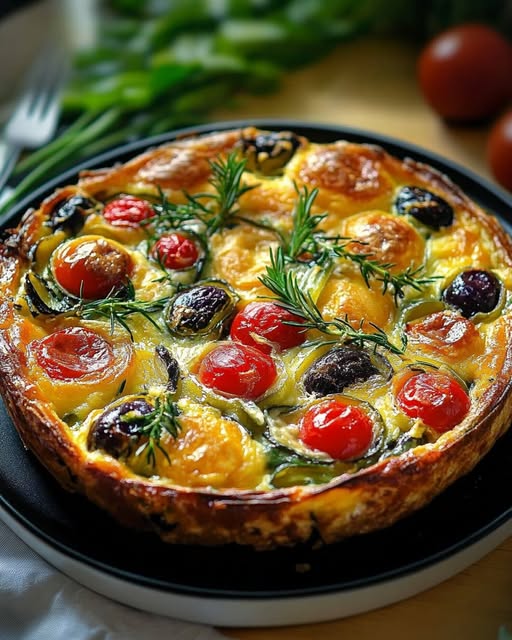 Vegetable Clafoutis Delight