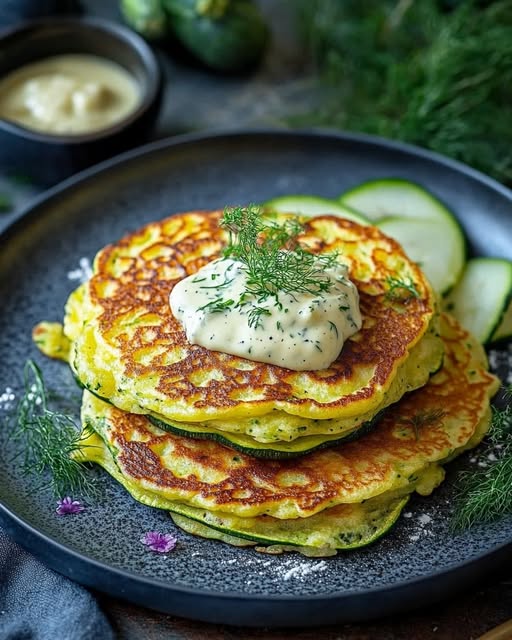 Zucchini Pancakes Delight