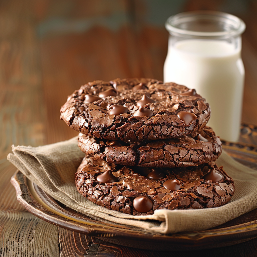 Brownie Cookies from Brownie Mix: Irresistibly Chewy Delights 3 brownie cookies from brownie mix