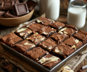 Chocolate & White Chocolate Brownies: Irresistibly Decadent Treats