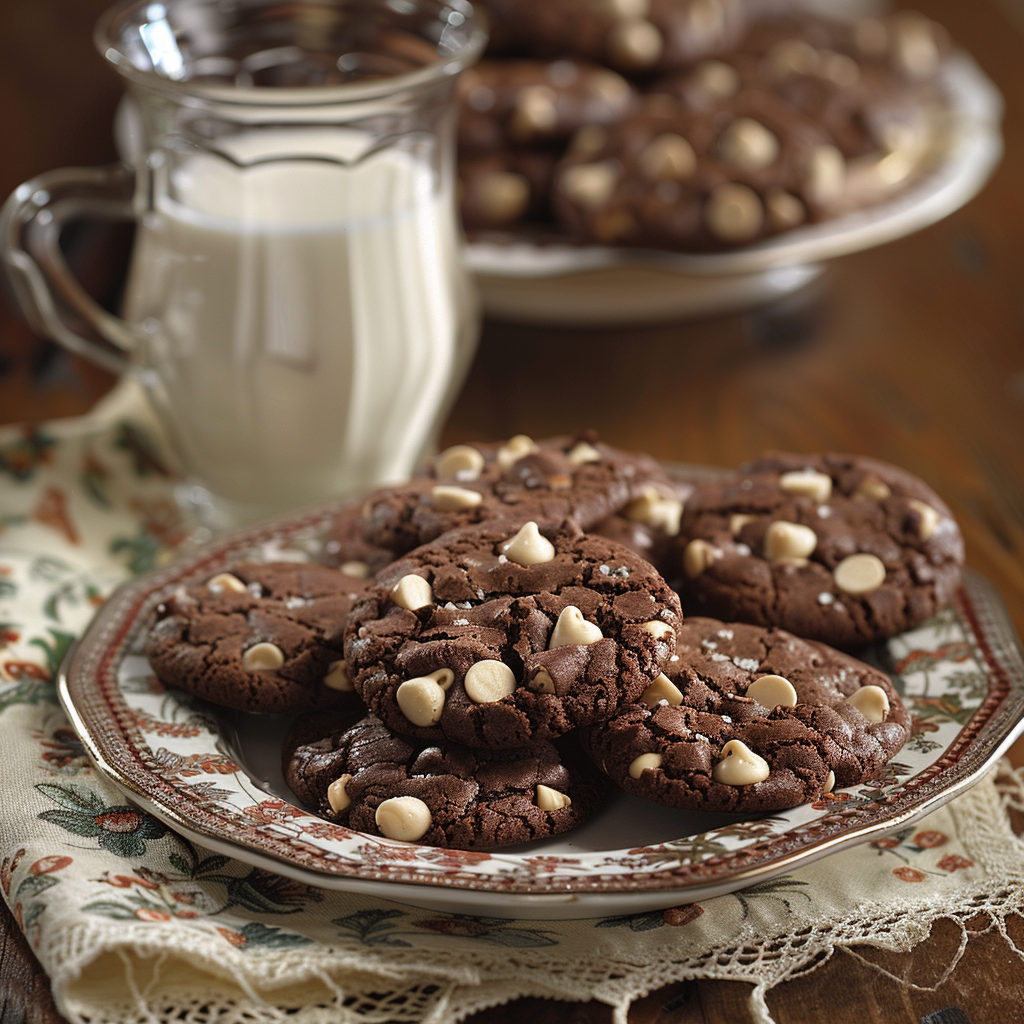 Chocolate White Chocolate Chip Cookies: Irresistibly Delicious Treats 2 chocolate white chocolate chip cookies
