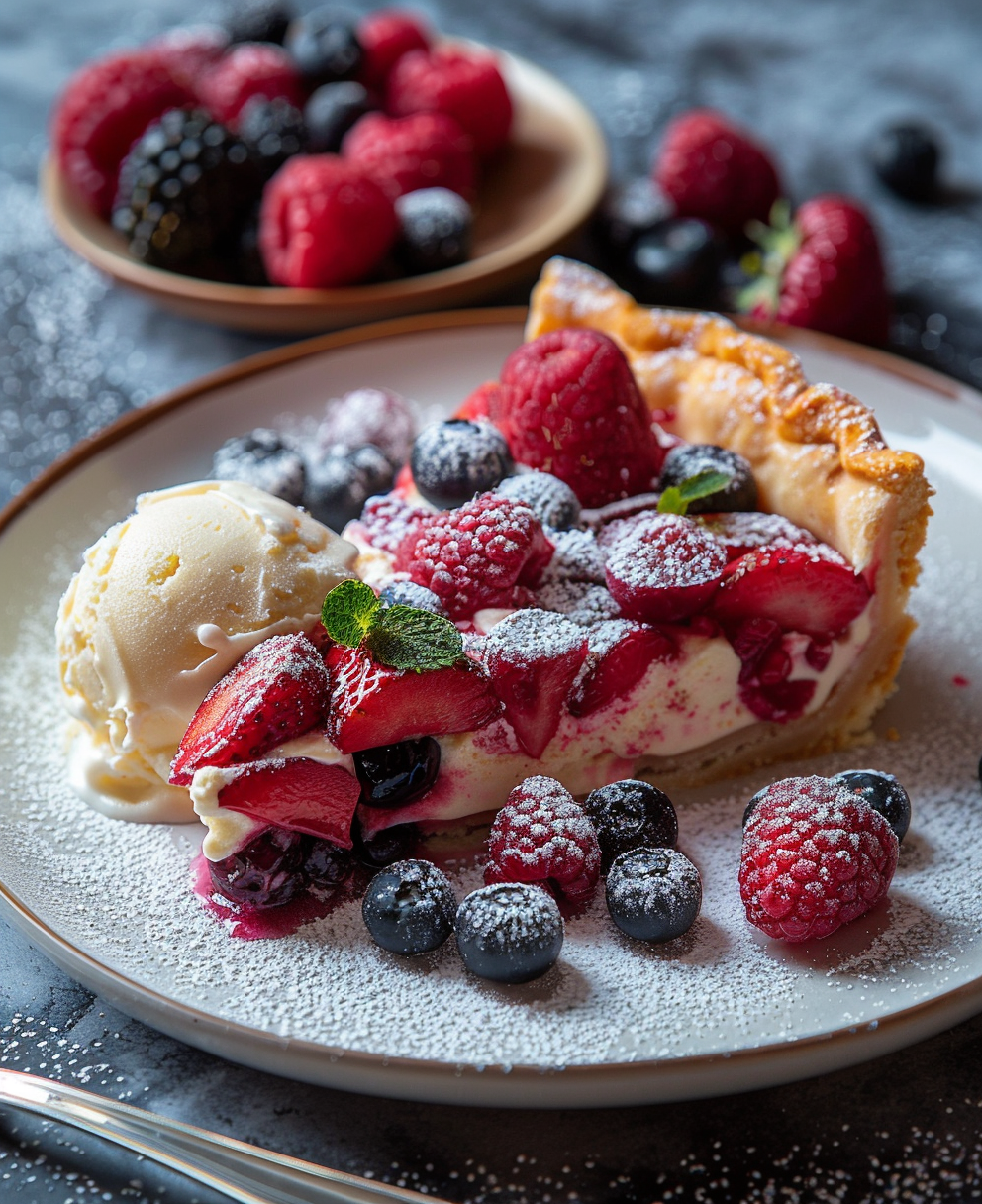 fruits of the forest pie