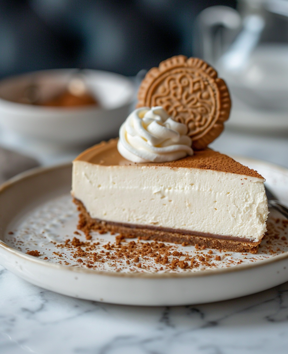 no bake biscoff cheesecake