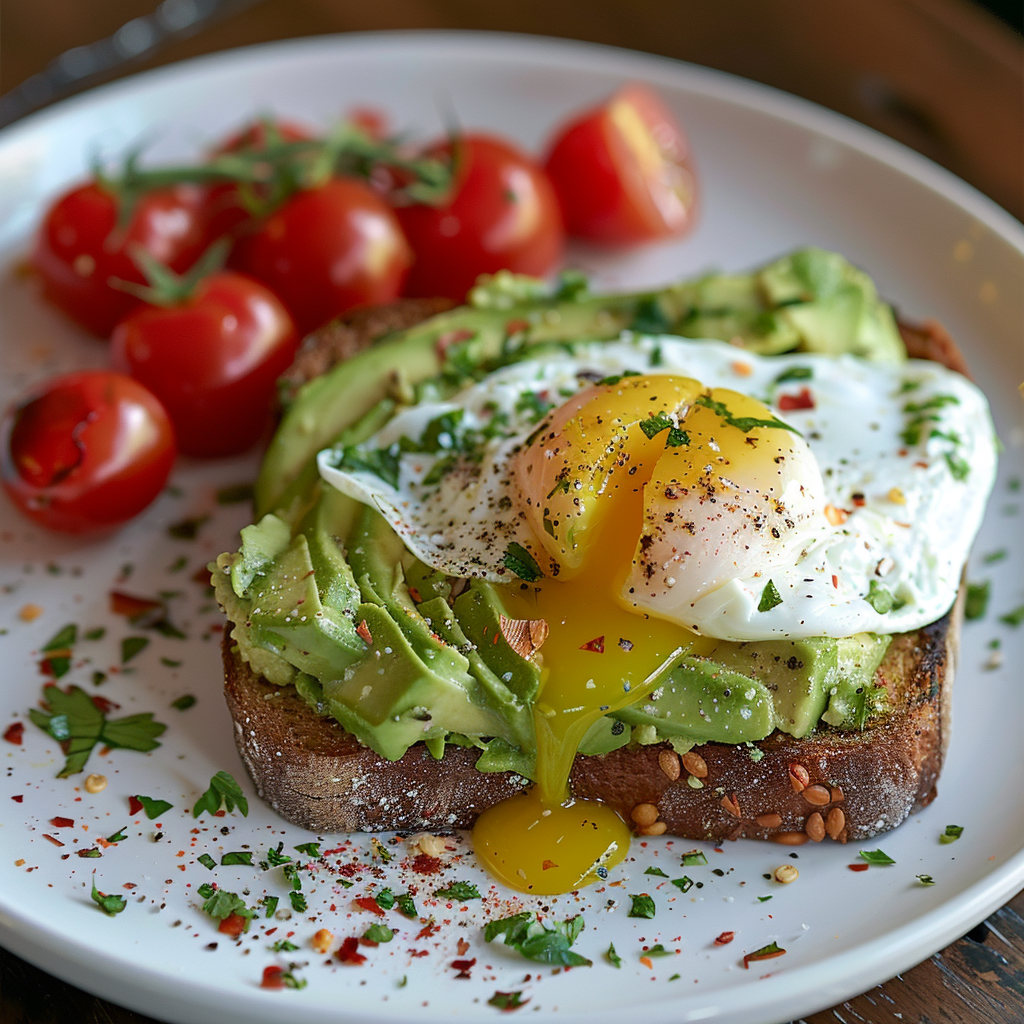 Avocado Toast with Poached Egg