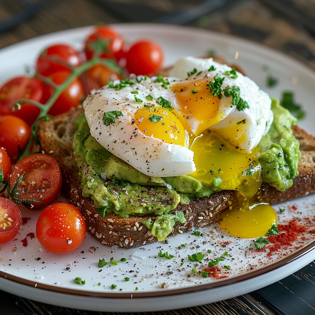 Avocado Toast with Poached Egg: Irresistibly Creamy & Healthy Breakfast Idea 2 Avocado Toast with Poached Egg
