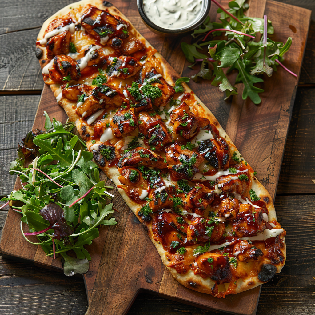 BBQ Chicken Flatbread Lunch